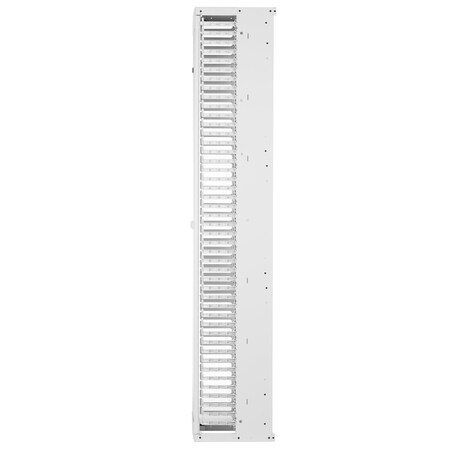 Panduit PE2V Cable Manager - 10" Wide - Single Sided - 8 Foot - WHITE PE2VFD1096WH